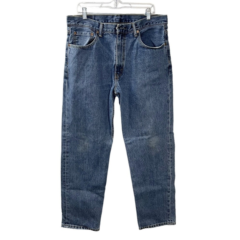 Levi 550 Men’s 36x32 Relaxed Fit Straight Leg Blue Denim Jeans